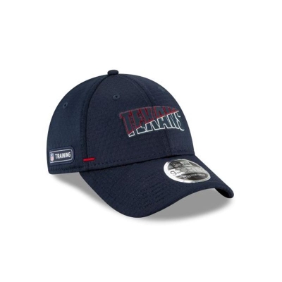 Blue Houston Texans Hat - New Era NFL Official Summer Sideline Stretch Snap 9FORTY Snapback Caps USA7096215